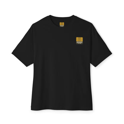 "Work Is The Curse Of The Drinking Class" Graphic Unisex Oversized Boxy Tee
